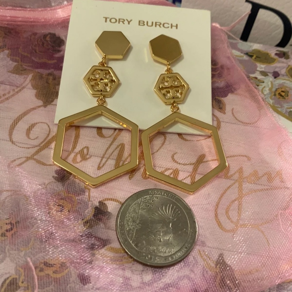 Tory burch geo earrings - Picture 6 of 6